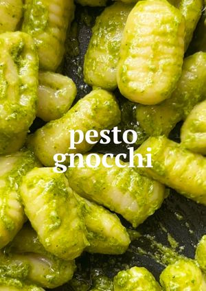 Italian Pesto gnocchi  at Bunch in Hiriketiya