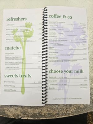 Menu at Bunch in Hiriketiya