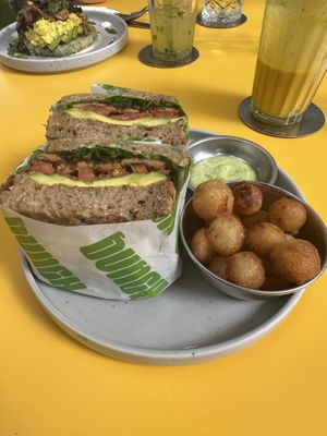 Tempeh sandwich  at Bunch in Hiriketiya