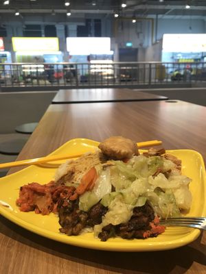 Bee hon breakfast set + extra pastry  at Shu Vegetarian 典蔬 in Central Singapore