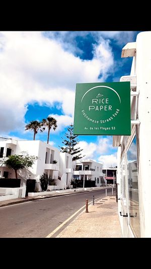 Corner Avenida & Calle Frankfurt, Puerto Del Carmen , Lanzarote. at Rice Paper in Lanzarote