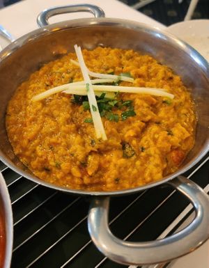 Bengen Bharta at Taj Tandoori in Baden Baden