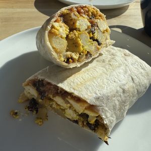 Wrap Tex-mex déjeuner  at Café Paleta in Quebec