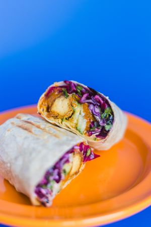 Wrap cari madras 
//
Madras curry wrap  at Café Paleta in Quebec