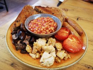 Full English at Human Kind Cafe in Billericay