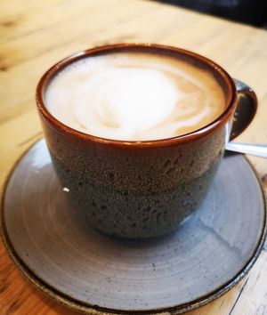 Decaf Oat Latte at Human Kind Cafe in Billericay