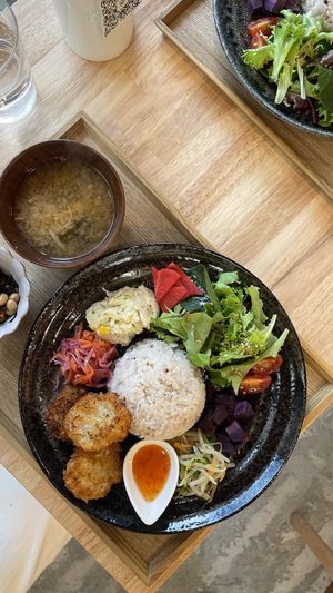   at PLANT-BASED CAFE ANDPON in Osaka