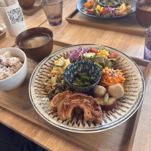 Lunch Set/ランチセット  at PLANT-BASED CAFE ANDPON in Osaka