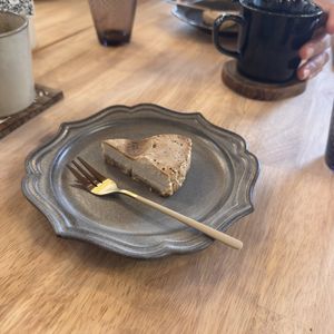 Cheesecake/チーズケーキ  at PLANT-BASED CAFE ANDPON in Osaka