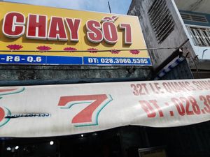 Sign with name at CƠM CHAY SỐ 7 in Ho Chi Minh City