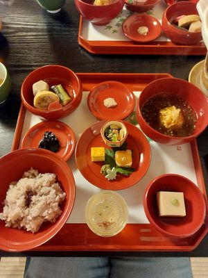 Yudofu at Chikusen  in Kyoto