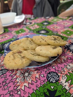 Ugali(corn meal) bread at Mlango Farm in Ngecha