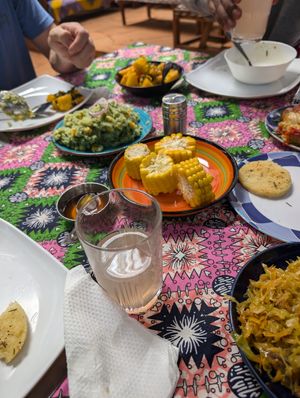 Steamed corn at Mlango Farm in Ngecha