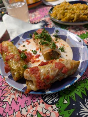 Cabbage rolls at Mlango Farm in Ngecha