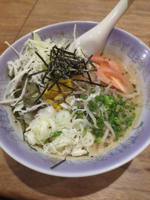 Vegan spicy Ramen at Yosshi Seisakusho Ramen - よっしー製作所 in Komatsu