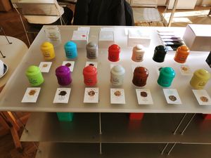 Various teas available for purchase at MitBord in Seoul