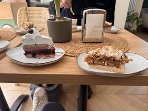 Blue berry and apple cake    at Fit Cake Świnoujście  in Swinoujscie