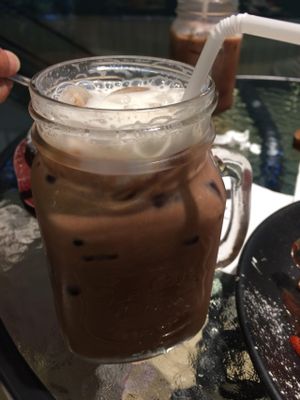 Iced Mocha at Veganerie - Mercury Ville in Bangkok