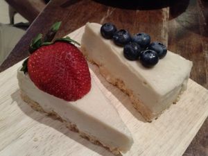 cheese pies at Veganerie - Mercury Ville in Bangkok