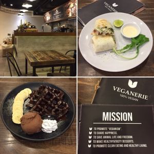 Pics from our trip to Veganerie in July 16 at Veganerie - Mercury Ville in Bangkok