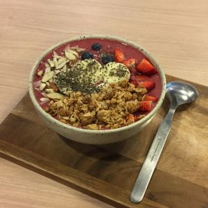 Acai bowl! at Veganerie - Mercury Ville in Bangkok