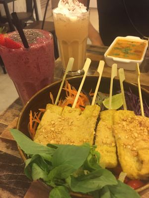 tofu salad at Veganerie - Mercury Ville in Bangkok