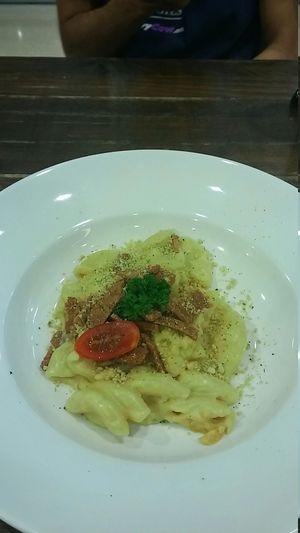 Vegan Mac n cheese at Veganerie - Mercury Ville in Bangkok