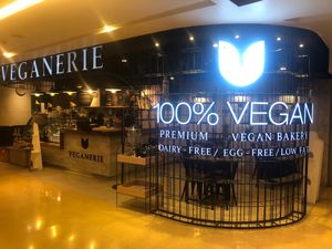 Exterior shot of Veganerie on top floor of mall at Veganerie - Mercury Ville in Bangkok