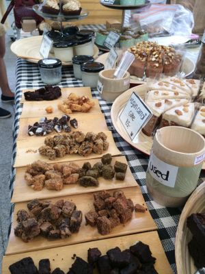 Samples :) at Veganerie - Mercury Ville in Bangkok