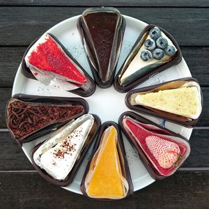 Veganerie cakes at Veganerie - Mercury Ville in Bangkok