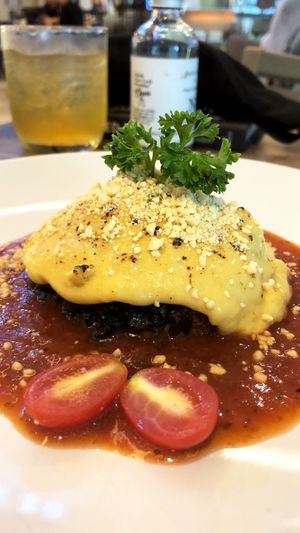 Portobello lasagna  at Veganerie - Mercury Ville in Bangkok