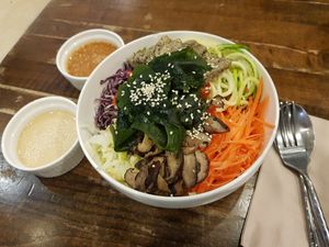 Asian zoodles at Veganerie - Mercury Ville in Bangkok