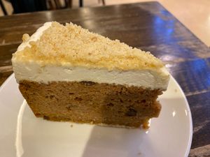 Carrot cake at Veganerie - Mercury Ville in Bangkok