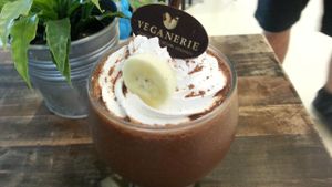 chocolate shake at Veganerie - Mercury Ville in Bangkok