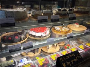 Cakes at Veganerie - Mercury Ville in Bangkok