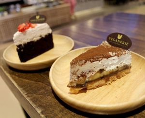 Cakes at Veganerie. Delicious  at Veganerie - Mercury Ville in Bangkok