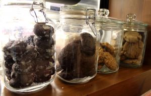 Vegan cookies at Veganerie at Veganerie - Mercury Ville in Bangkok