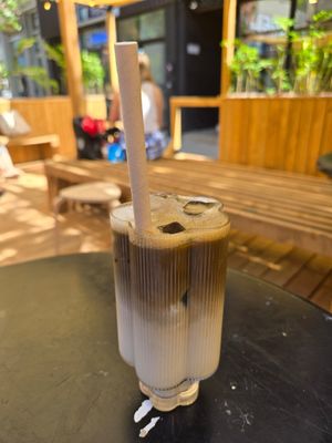 Hojicha at Cass Cafe in Montreal