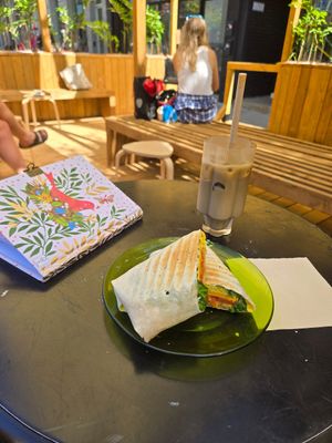 Breakfast wrap at Cass Cafe in Montreal