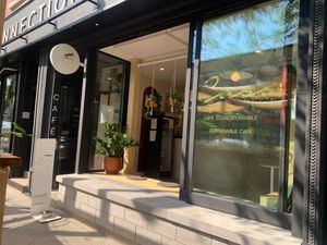 Store Front at Cass Cafe in Montreal