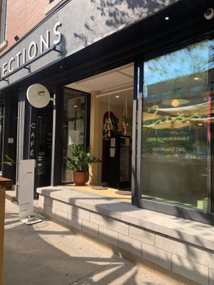 Store Front at Cass Cafe in Montreal