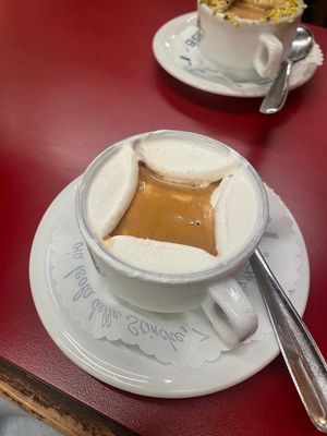 Vegan affogato   at Vivoli Gelato in Florence