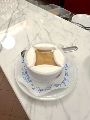 Vegan affogatoo  at Vivoli Gelato in Florence