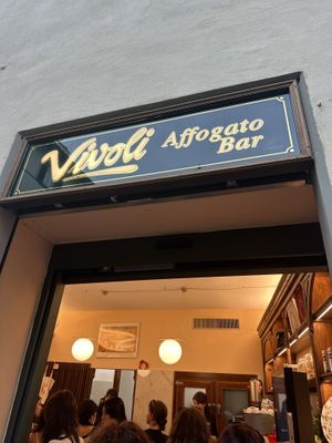   at Vivoli Gelato in Florence
