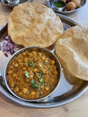 Chole Puri  at Bombay Spice in Southampton