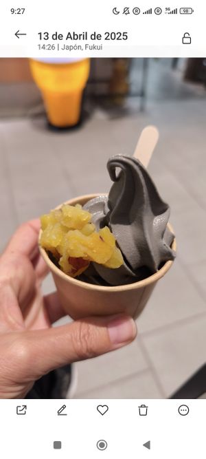 Helado de soja con sweet potato ❣️ at Soy Sweets Goldo in Fukui