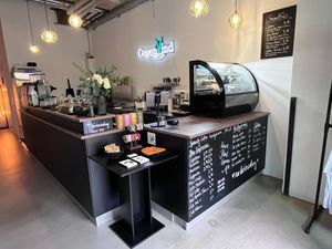 GegenVind Counter  at GegenVind Café in Hamburg