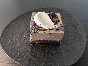Cremeschnitte Mousse au Chocolat #Veganuary at GegenVind Café in Hamburg