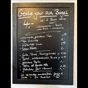 Create your own Bagel Menu Café GegenVind - updated March 2025 at GegenVind Café in Hamburg