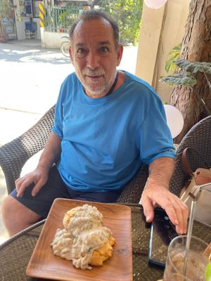 Biscuits & Gravy  at Lovegan Cafe in Moalboal